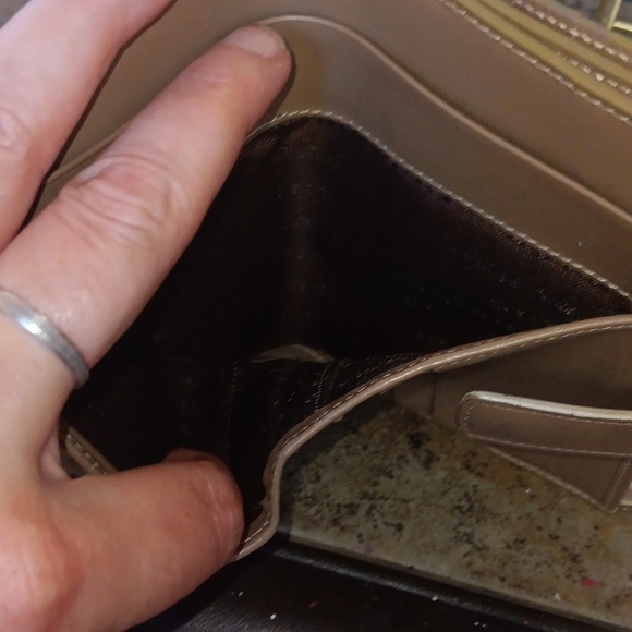 - BURBERRY PLAID SAFFIANO LEATHER BIFOLD DUAL SIDED WALLET - Picture 9 of 10